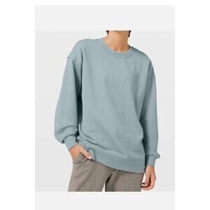 Lululemon Perfectly Oversized Crew Sweatshirt Size 8/10 Blue Cast casual